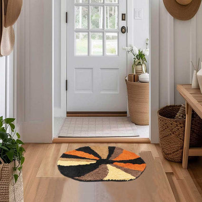 Fun Multicolor Colorful Ball Design Tufted Rug | 2 x 2 Feet