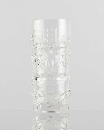 Elegant Design Clear Shade Tall Tiki Glasses | 3 x 7 inches | 400ml