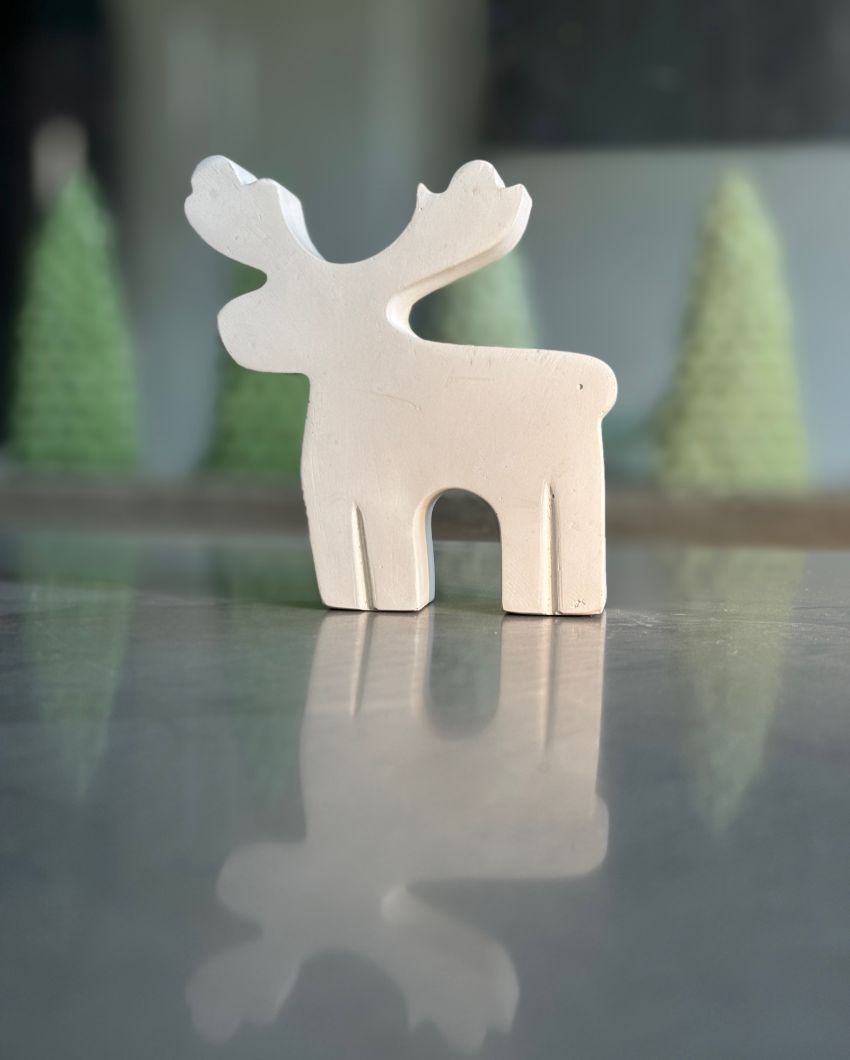 Santa's Steeds Handcrafted Christmas Reindeers | Set of 2