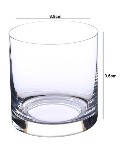 Bohemia Crystal'S Barline Crystal Whiskey Glasses Lead Free | 410 ml