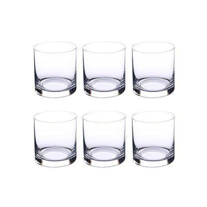 Modern Barline Crystal Whiskey Glasses | 410ml | Set of 6