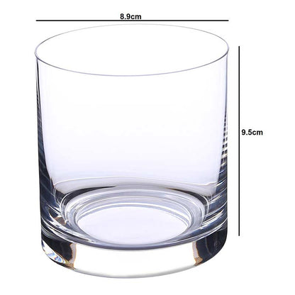 Modern Barline Crystal Whiskey Glasses | 410ml | Set of 6
