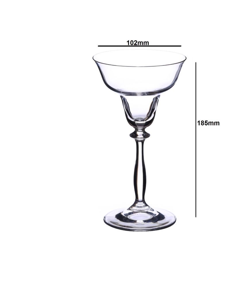 Bohemia Crystal'S Angela Crystal Martini Glasses Lead Free | 185 ml