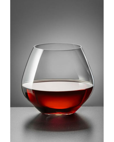 Bohemia Crystal'S Amoroso Stemless Crystal Wine Glasses Lead Free | 580 ml