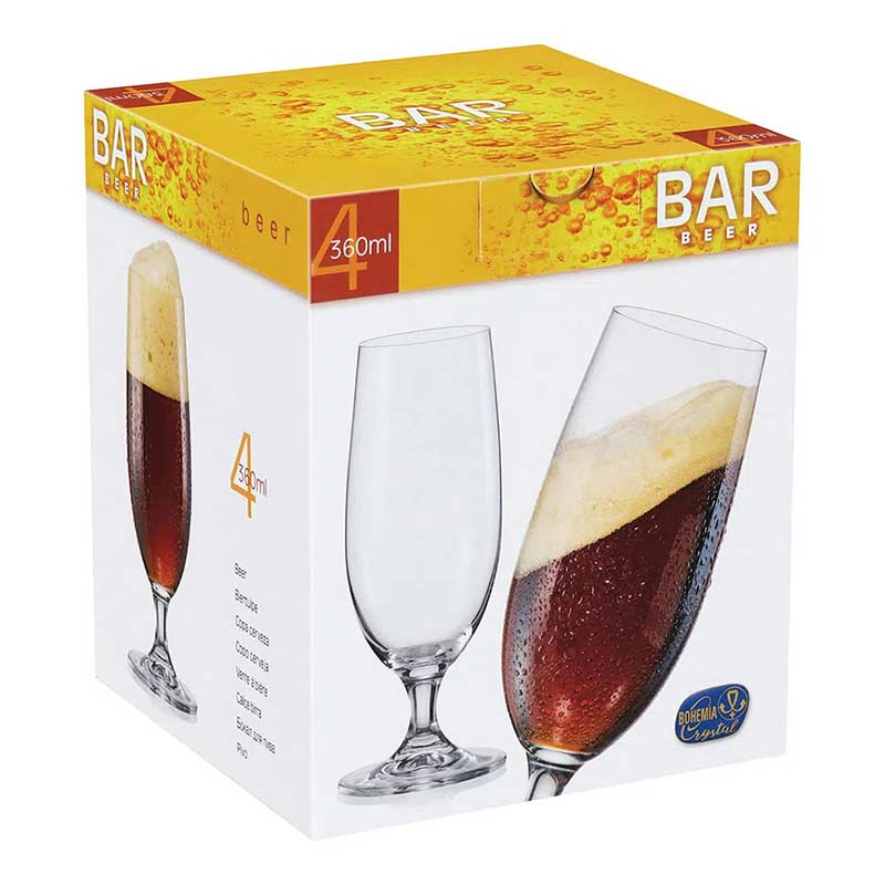 Trendy Bar Beer Glasses | Set of 4 Default Title