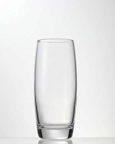 Premium Build Transparent Shade Crystal High Ball Glasses | Set of 6 | 2 x 6 inches | 290 ml