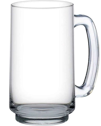 Premium Build Transparent Shade Beer Mug | 4 x 5 inches