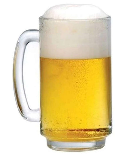 Premium Build Transparent Shade Beer Mug | 4 x 5 inches