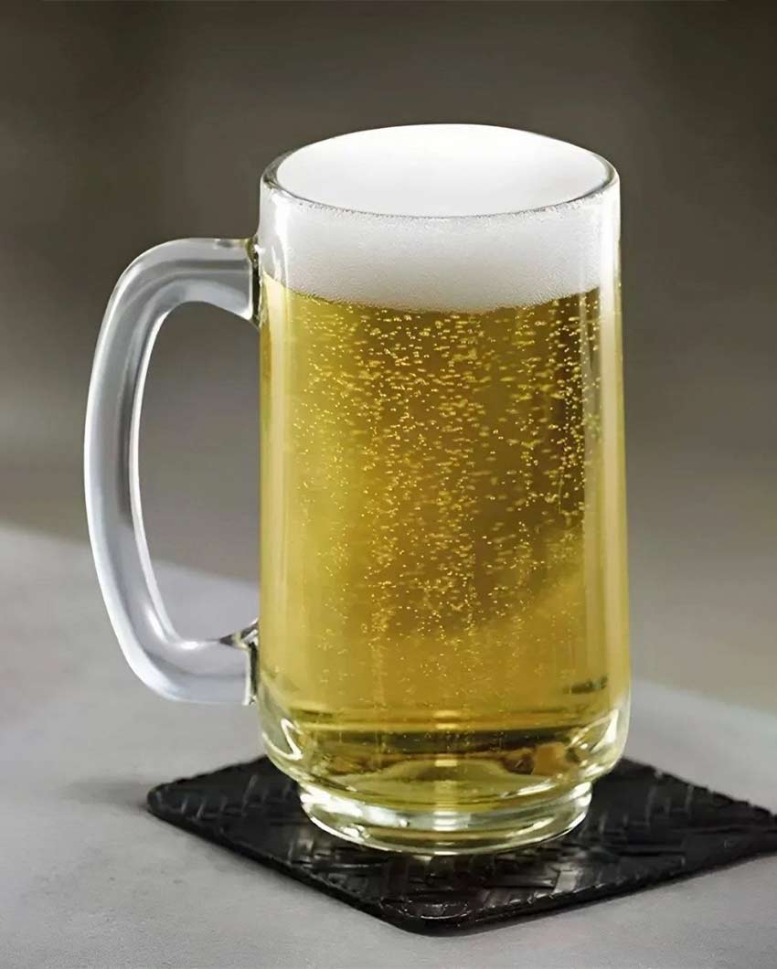 Premium Build Transparent Shade Beer Mug | 4 x 5 inches