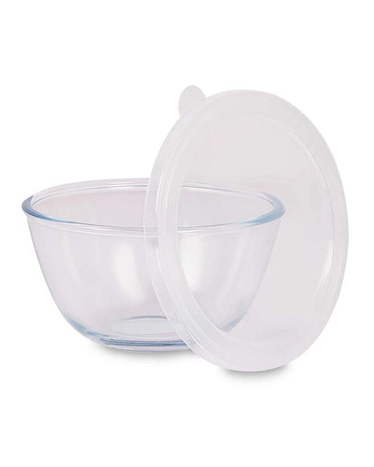 Premium Build Transparent Shade Glass Mixing Bowl