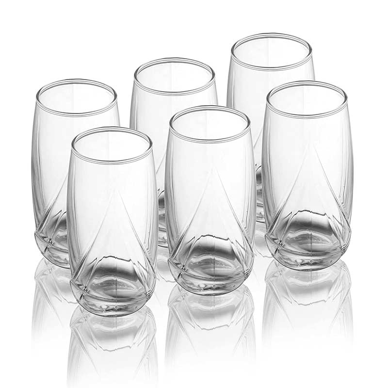 Clue Glory Hi Ball Glasses | 365 ml | Set of 6 Default Title