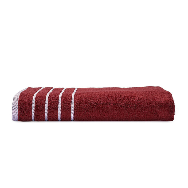Cahya Anti Microbial Treated Simply Soft Bath Towel | Multiple Colors Maroon