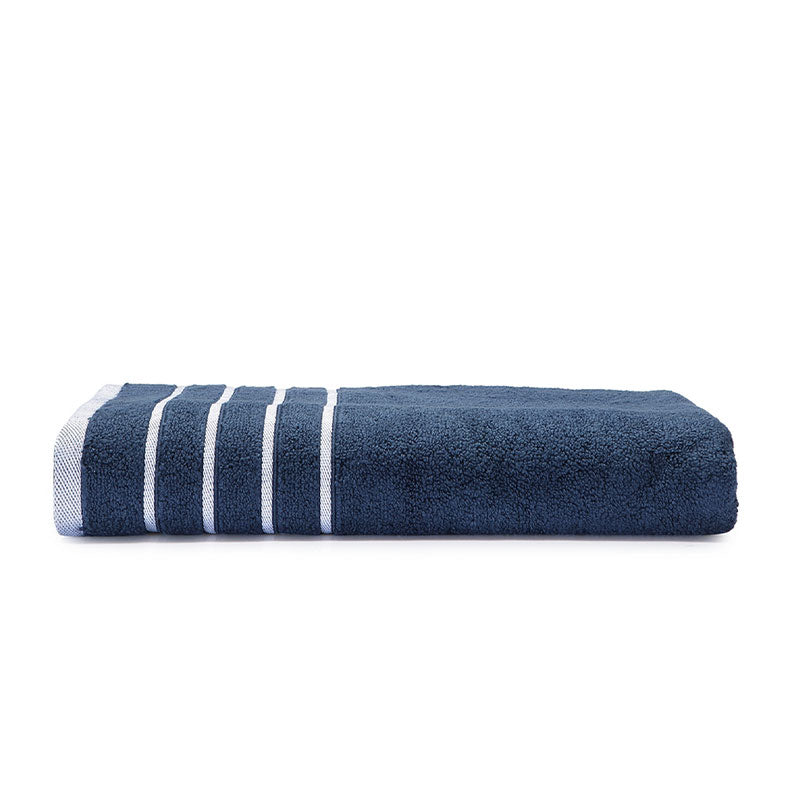 Cahya Anti Microbial Treated Simply Soft Bath Towel | Multiple Colors Navy