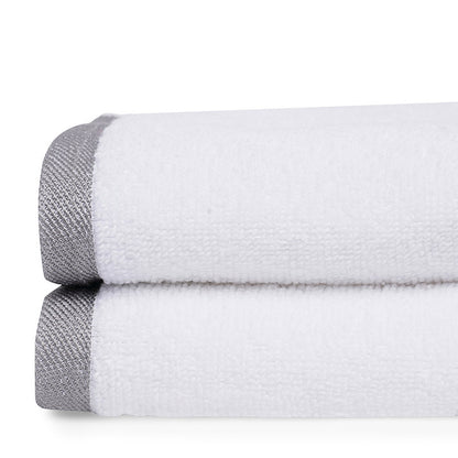 Keira Face Towel | Set Of 4 | Multiple Colors White