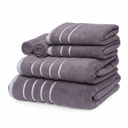 luia Towels Combo | Set of 6 | Multiple Colors Grey