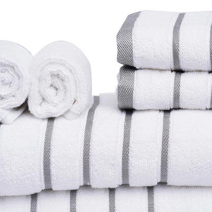 luia Towels Combo | Set of 6 | Multiple Colors White