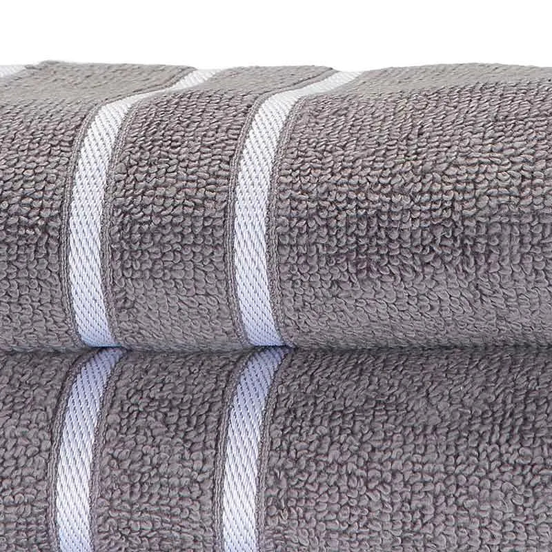 Desteiny Hand Towel | Set Of 2 | Multiple Colors Grey