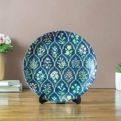 Bold Moroccan Print Multicolor Ceramic Wall Plate | 10 inches