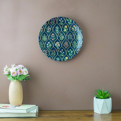 Bold Moroccan Print Multicolor Ceramic Wall Plate | 10 inches