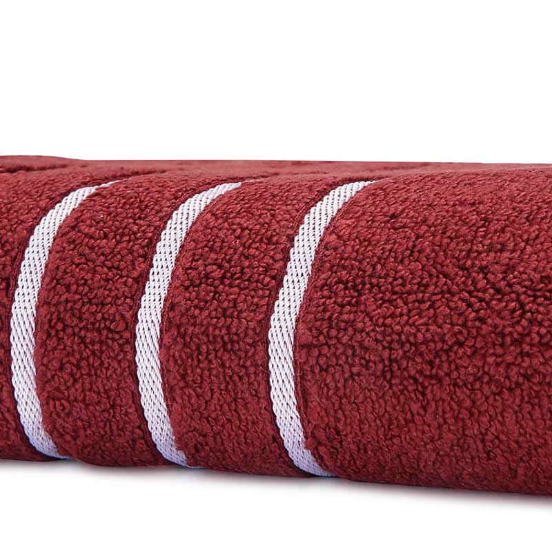 Erna Anti Microbial Treated Simply Soft Bath Towel | Multiple Colors Maroon