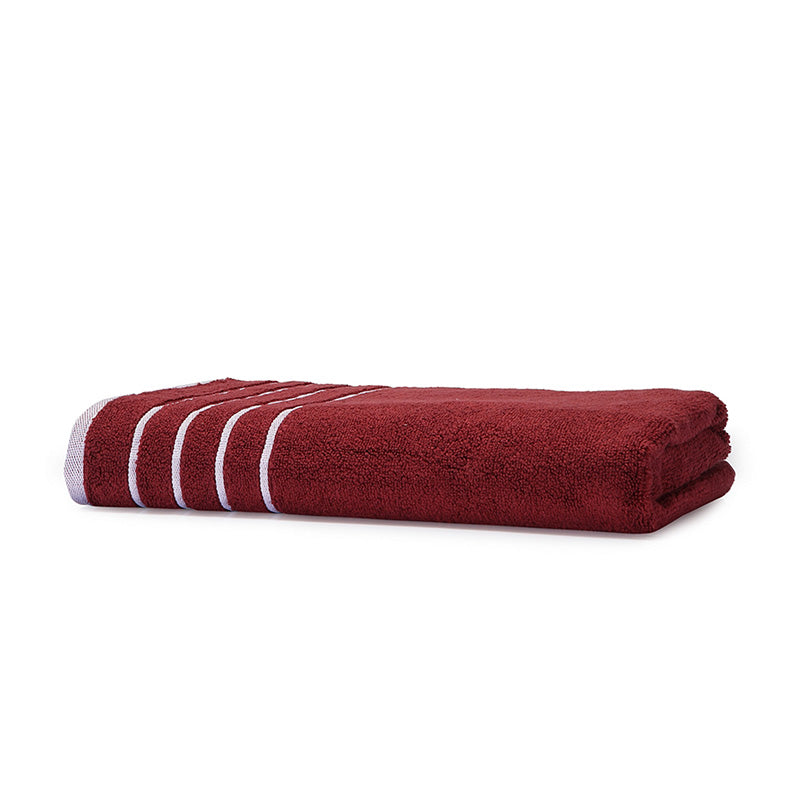 Erna Anti Microbial Treated Simply Soft Bath Towel | Multiple Colors Maroon