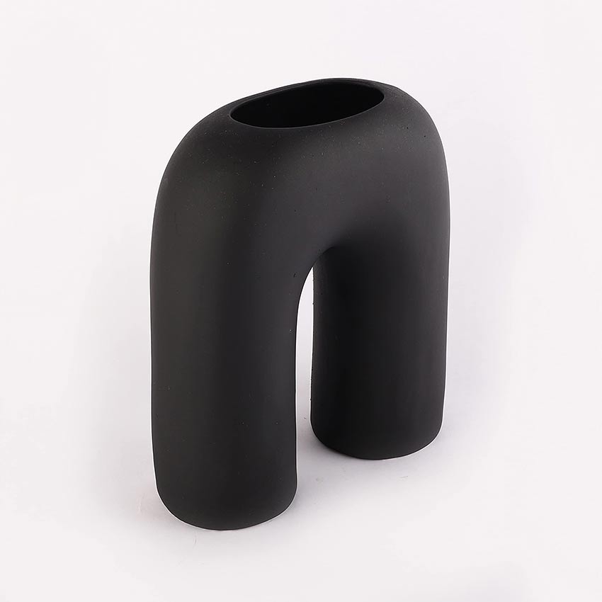 Elegant & Durable Contemporary Design Ceramic Vase Without Flower | 9 x 4 x 10 inches