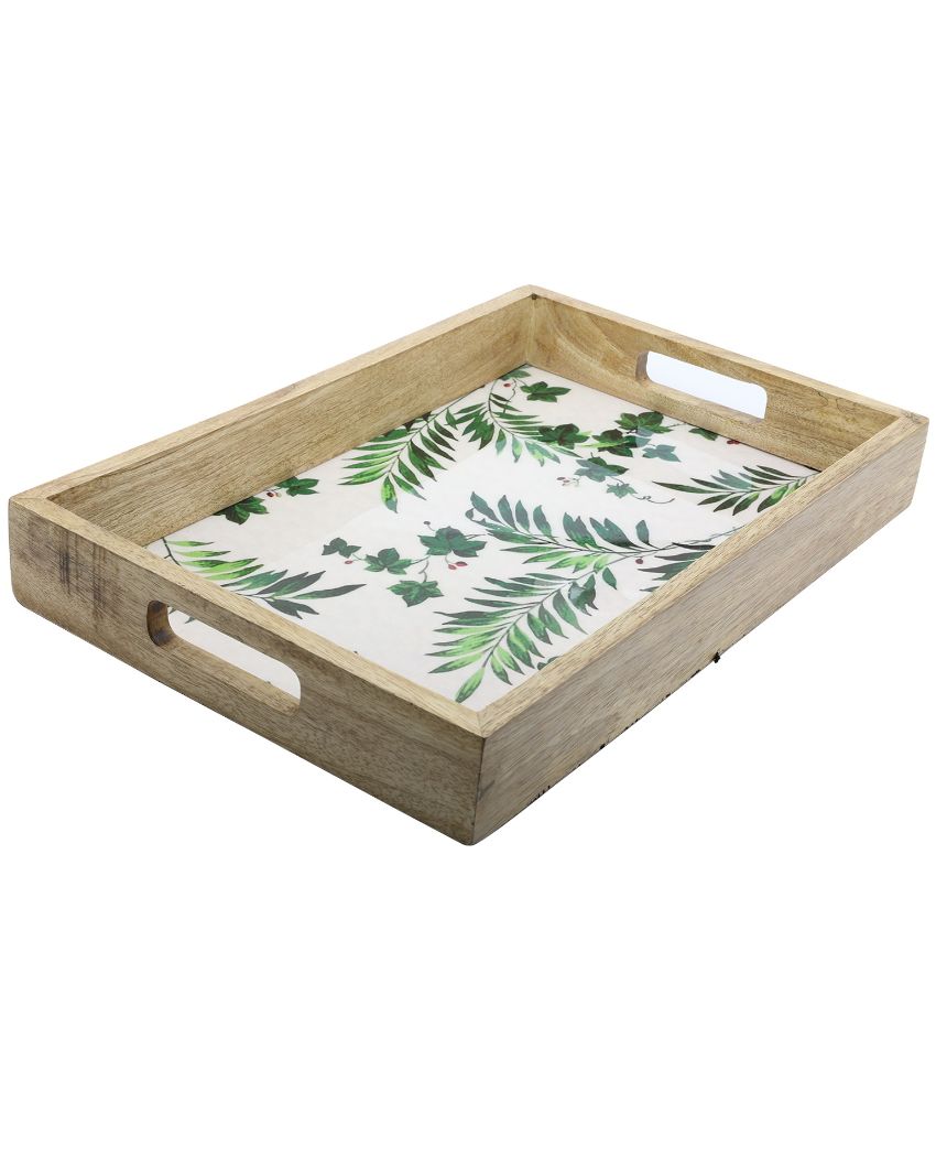 Leaf Wooden Tray | 15 x 10 inches