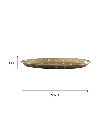 Nic Stainless Steel Rabat Tray | 21 x 15 inches