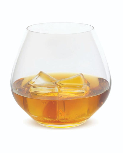 Origin Stemless Whiskey Glasses | 4 x 4 inches | Set of 4 | 440ml