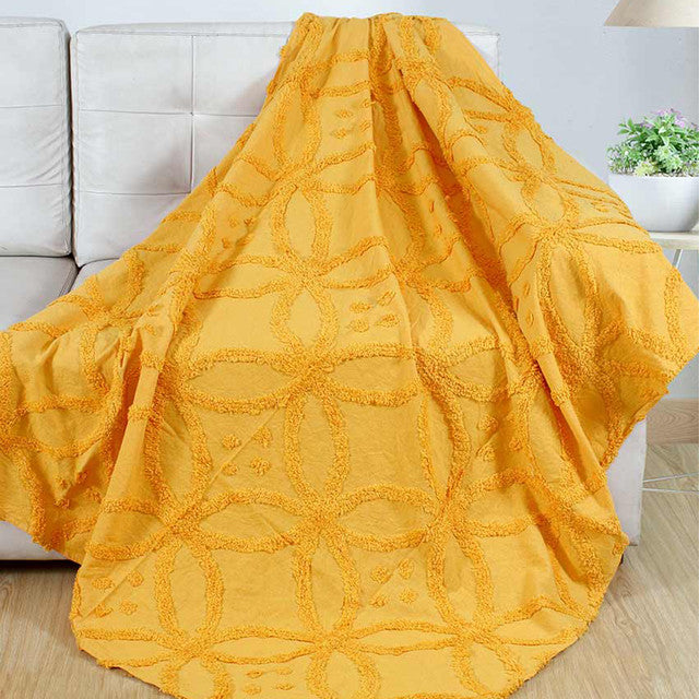 Star Unique Cotton Tufted Throw | 50x60 inches