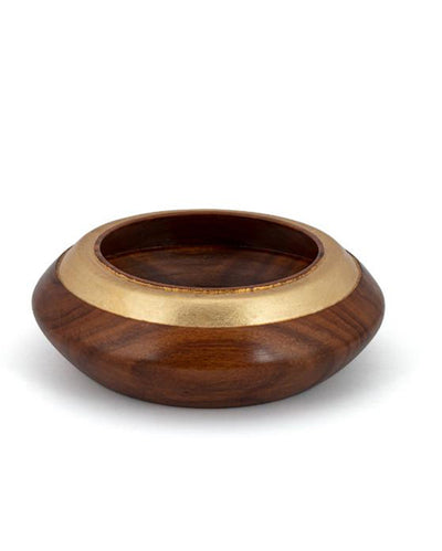 Gold Rosewood Bowl 9 inches