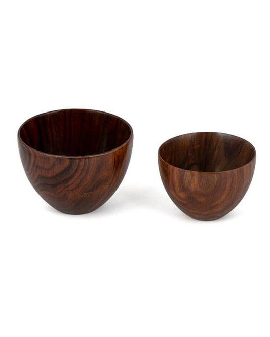 Rosewood Oval Bowls | Set Of 2