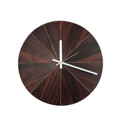 Facet Wood Wall Clock