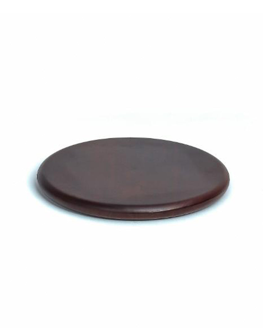 Oval Rosemary Walnut Trivet Dark Brown