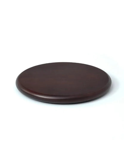 Oval Rosemary Walnut Trivet Dark Brown