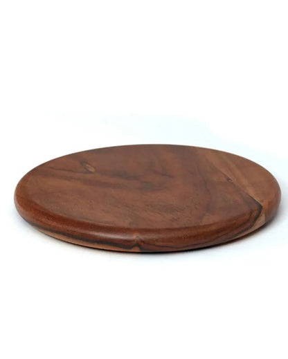 Oval Rosemary Walnut Trivet Lite Brown