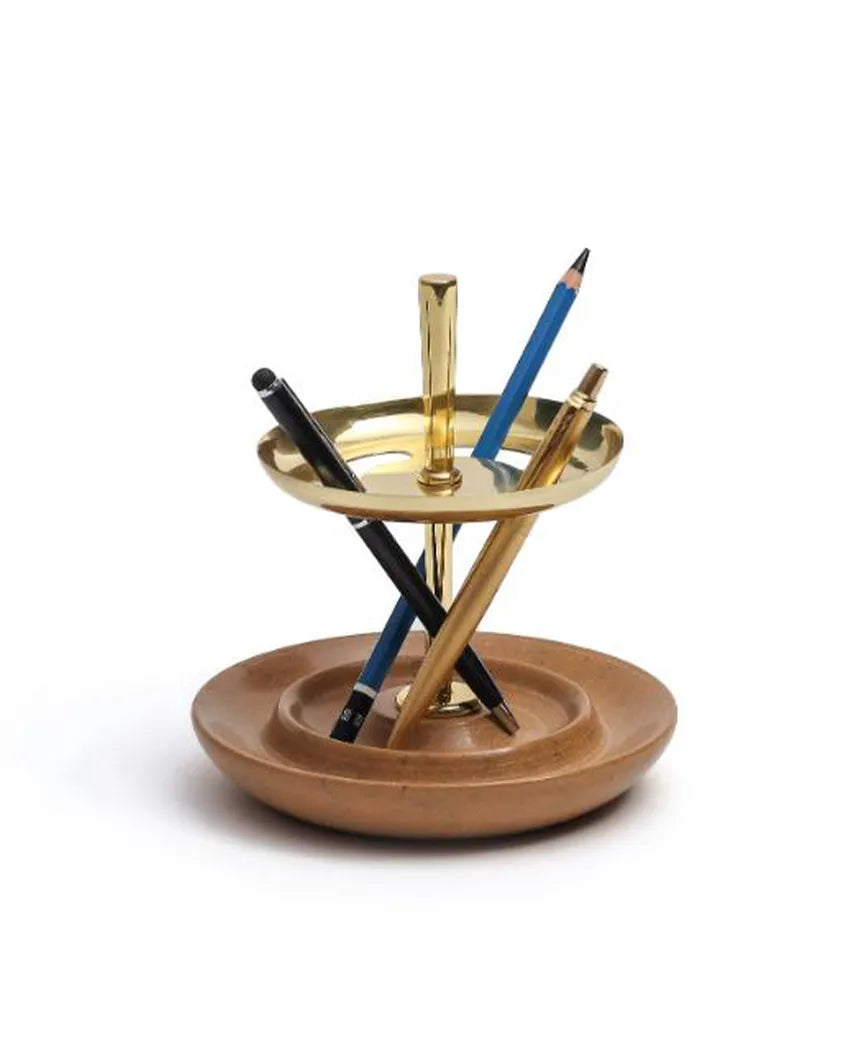 Shiny Bau Sandstone Pen Stand Yellow