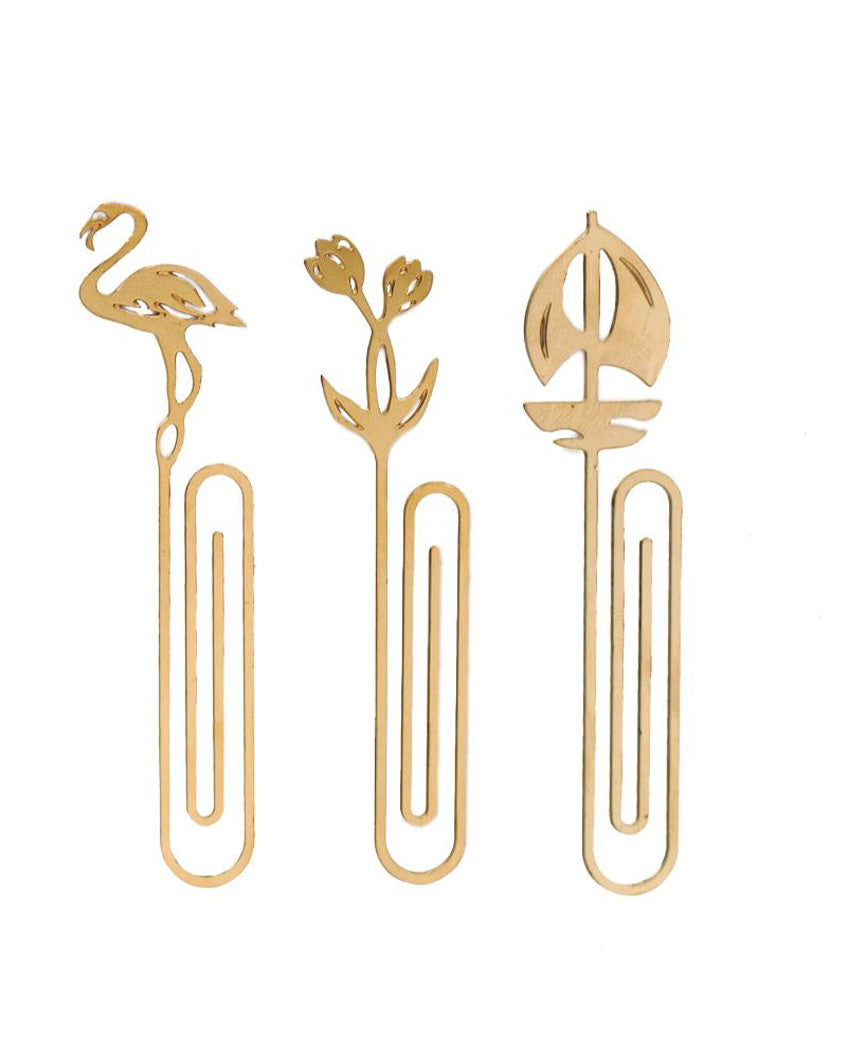 Beautiful Metallic Markings | Set of 3 Brass