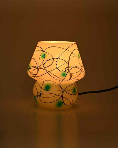 Alhelí Decorative Lighting Glass & Metal Table Lamp | 5 x 7 inches