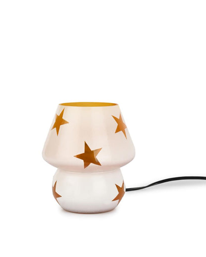 Narciso Decorative Lighting Glass & Metal Table Lamp | 5 x 7 inches