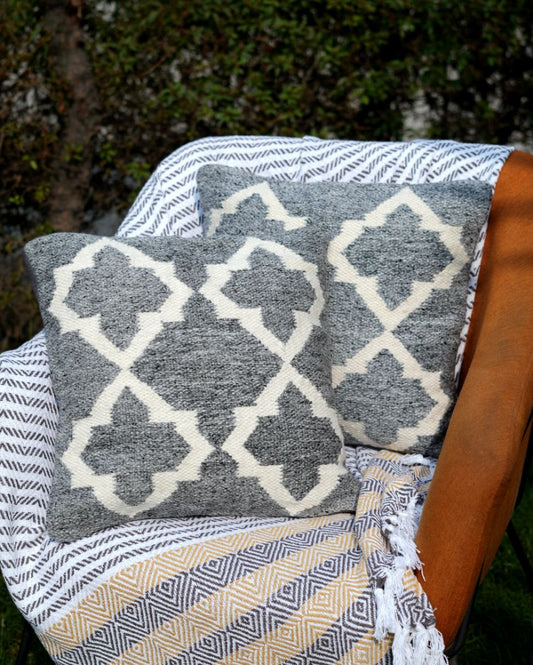 Sophistication Tufted Cushion Covers | Set of 2 | 18 x 18 Inches