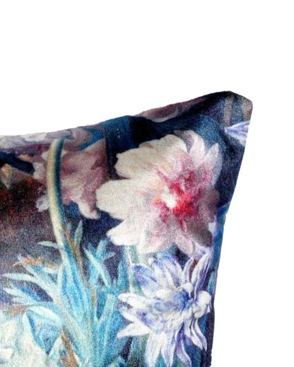 Floral Printing Cotton Cushion Cover | 16 x 16 inches