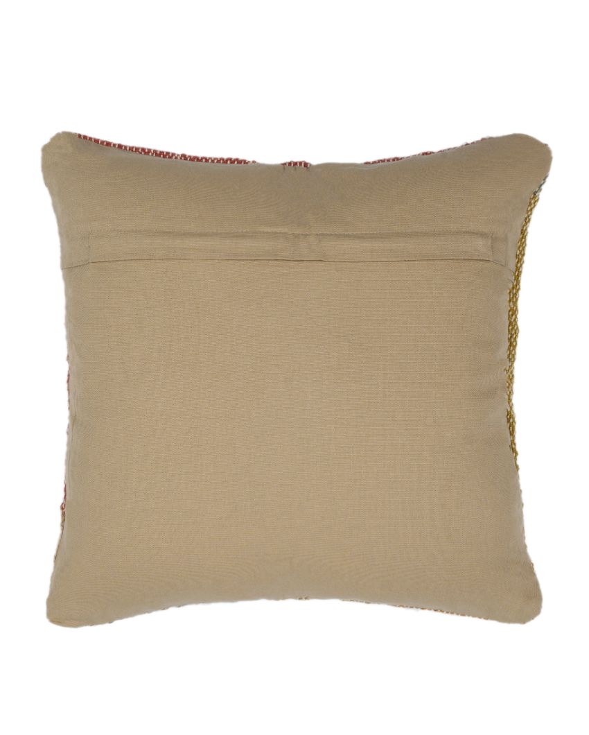 Traditional Design Tufted Cushion Covers | Set of 2 | 18 x 18 Inches