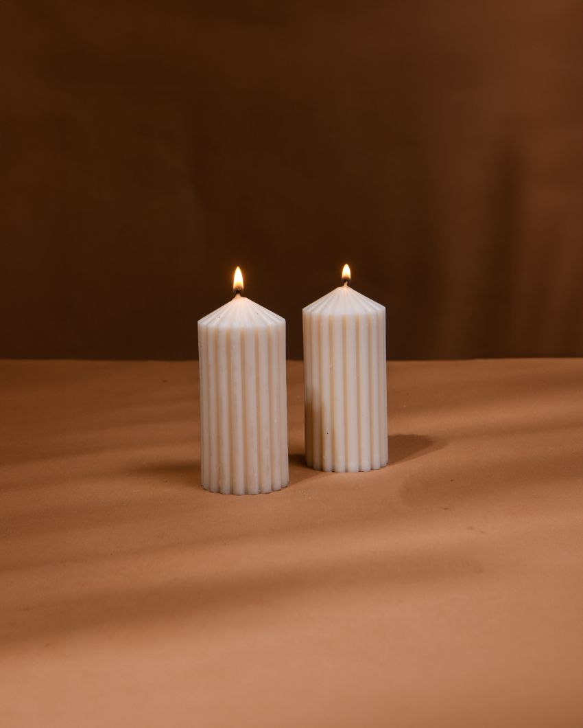 Cirque Lumia Re Soy Wax Candles | Set of 2 | 5.1 x 10.2 cm / 2 x 4 inches