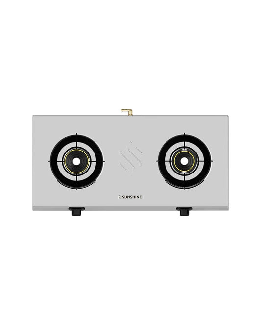 Sunshine Falcon Ultra Slim Stainless Steel Cooktop 2 Burner | ISI Certified