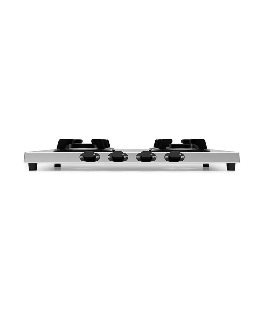 Sunshine Falcon Ultra Slim Stainless Steel Cooktop 4 Burner | ISI Certified