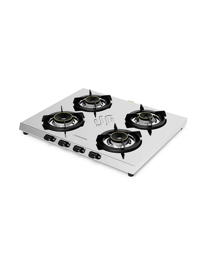 Sunshine Falcon Ultra Slim Stainless Steel Cooktop 4 Burner | ISI Certified