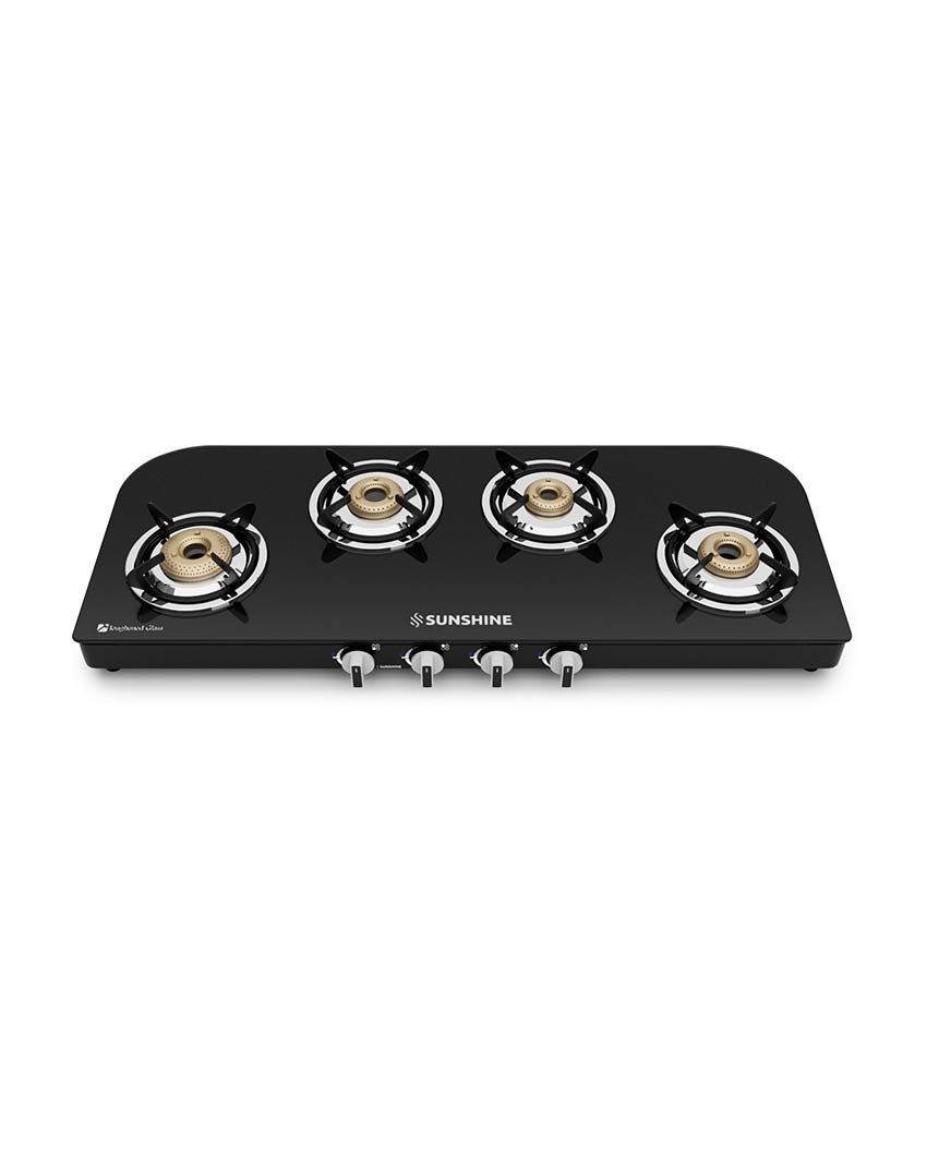 Olympic Gold Four Brass Burner Gas Stove