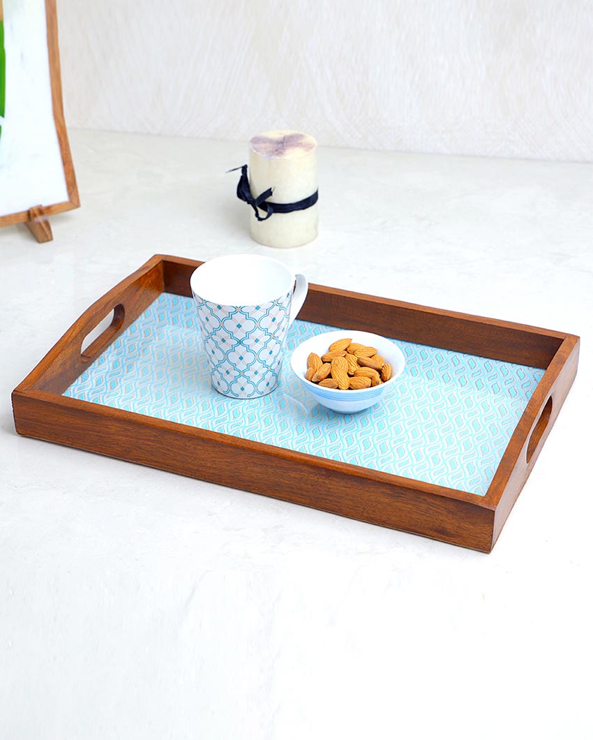 Timeless Tradition Artisan Wooden Tray | 16 x 10 inches