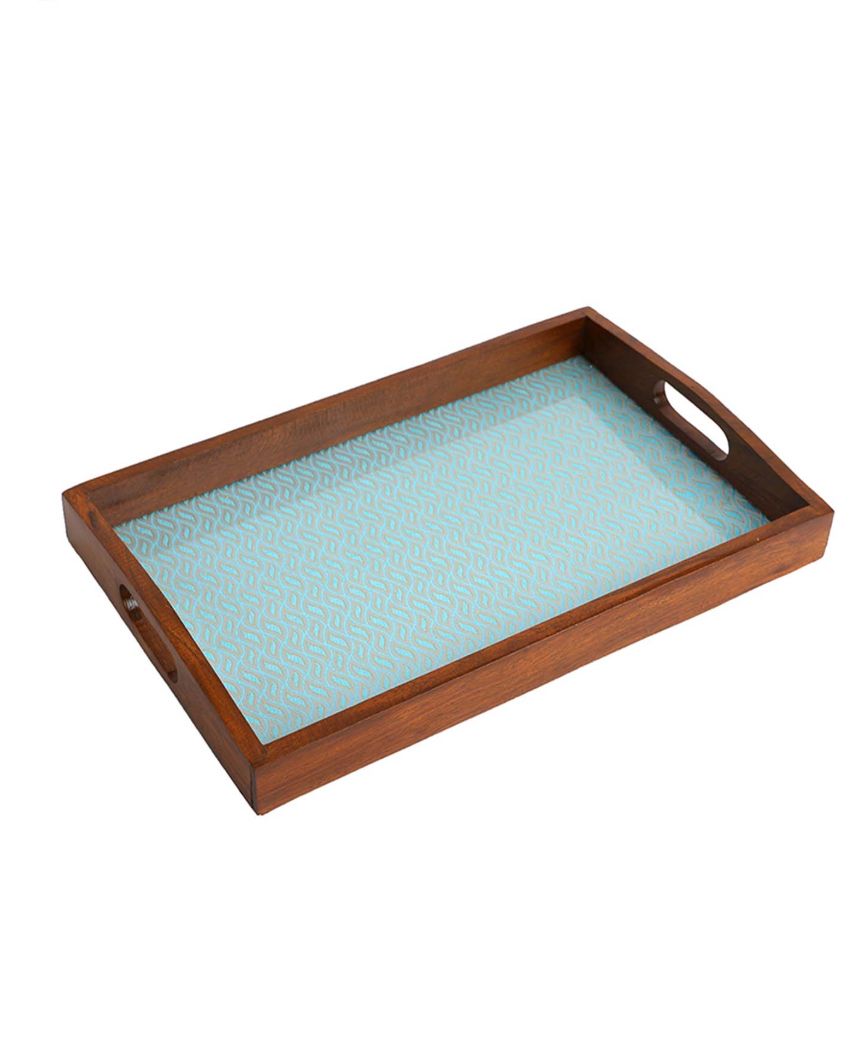 Timeless Tradition Artisan Wooden Tray | 16 x 10 inches